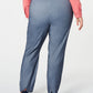 Calça skinny feminina Charter Club Tummy Control, azul, tamanho 24W