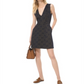Vestido feminino Michael Kors Medallion Jacquard preto tamanho pequeno G