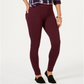 Leggings skinny femininas lisas Style &amp; Co, roxas, tamanho pequeno G