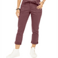 Jeans feminino com cinto e punho, estilo &amp; co, rosa, tamanho 10
