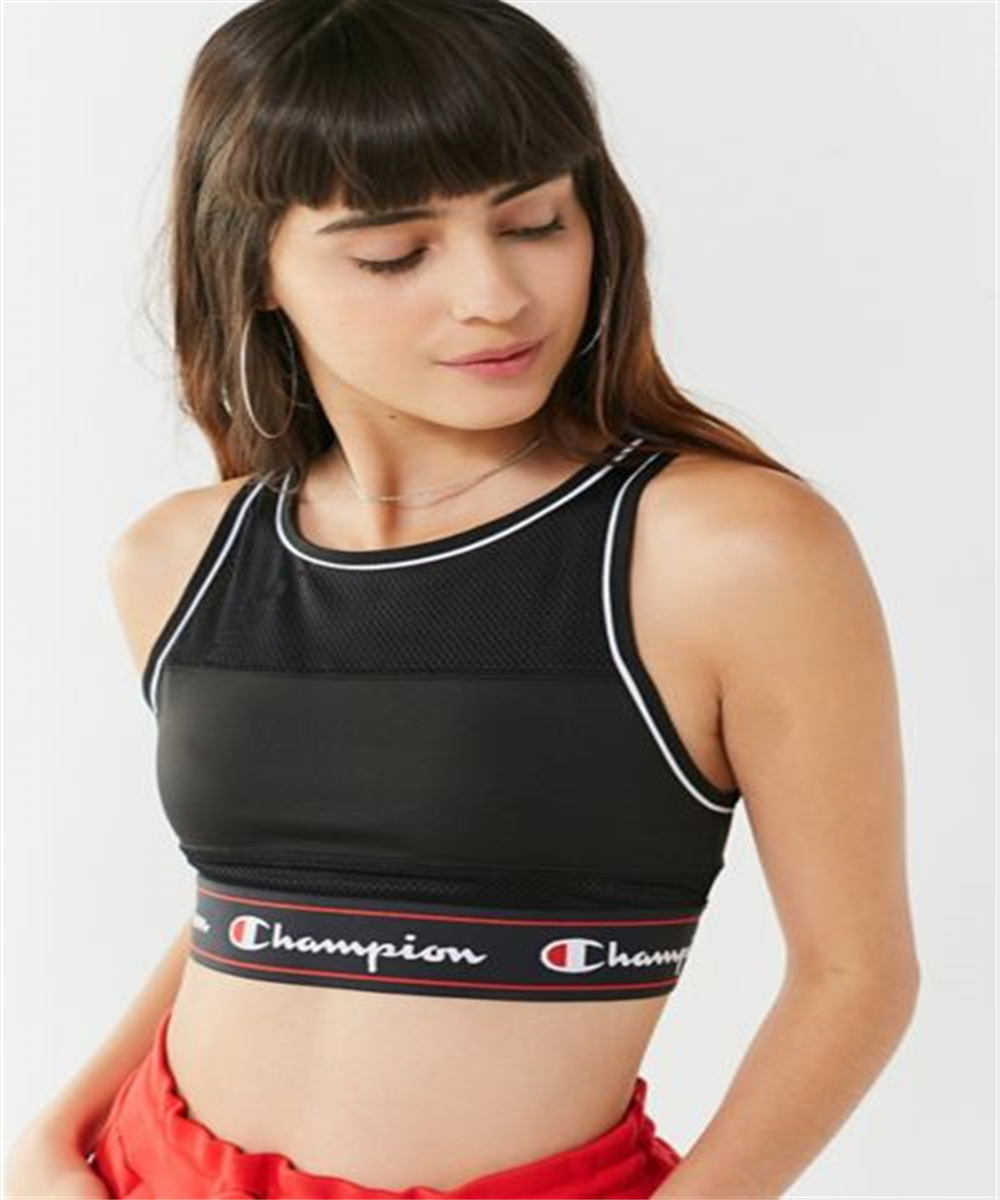 Sutiã esportivo Champion Fitness Yoga feminino, preto, tamanho XS