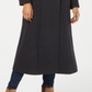 Forecaster of Boston Casaco feminino com gola entalhada Maxi Walker, preto, tamanho 10
