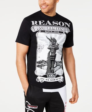 Reason Men's No Limits Graphic T-Shirt White Size Medium