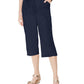 Calça Capri Feminina Karen Scott Azul Tamanho Pequeno