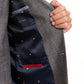 Tommy Hilfiger Blazer Masculino Adams Wool Window Pane de Dois Botões Cinza Tamanho 46