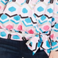 Blusa feminina Petite com estampa sintética e transpassada da Inc International Concepts - Azul favo de mel, tamanho Petite Médio
