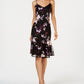 Vestido tubinho com sobreposição de malha com miçangas Adrianna Papell feminino, preto, tamanho 12