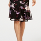 Vestido tubinho com sobreposição de malha com miçangas Adrianna Papell feminino, preto, tamanho 12