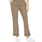 Calça Chino Bootcut de Algodão Feminina Style &amp; Co Marrom Tamanho 14