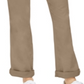 Calça Chino Bootcut de Algodão Feminina Style &amp; Co Marrom Tamanho 14