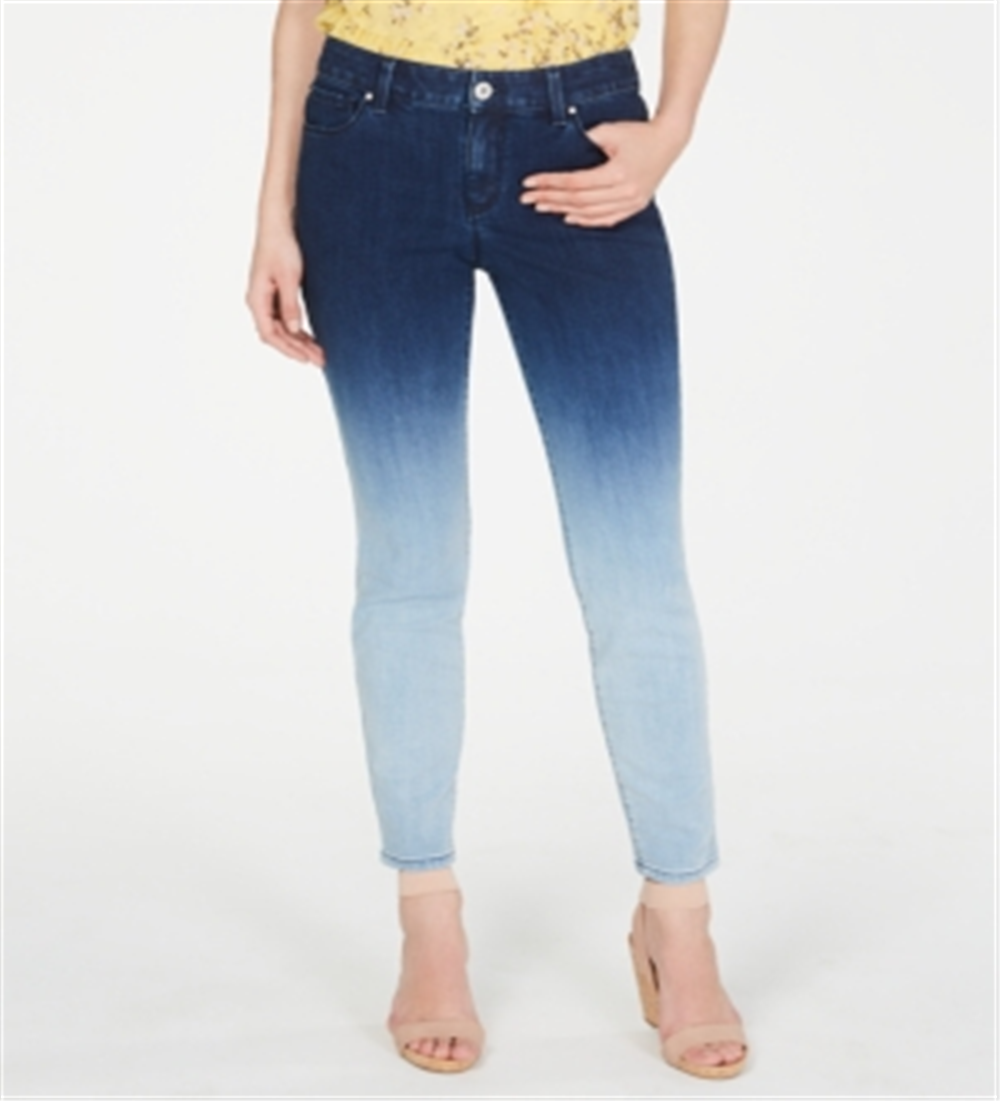 Calça jeans skinny feminina Ombre da INC International Concepts, azul, tamanho 2