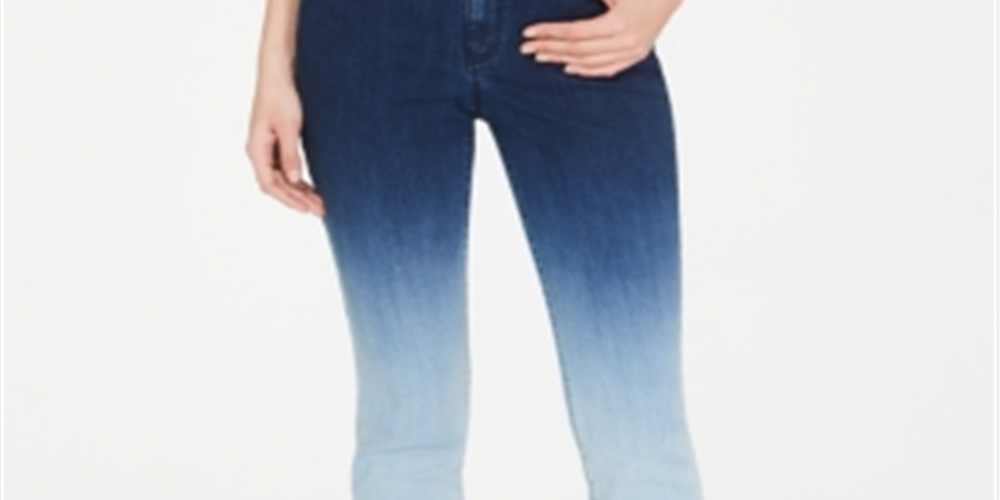 Calça jeans skinny feminina Ombre da INC International Concepts, azul, tamanho 2