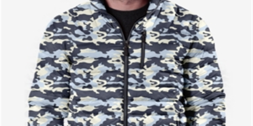 Jaqueta masculina Hawke &amp; Co. Colorblocked com mistura de plumas e dobráveis, tamanho XX-G, azul-marinho