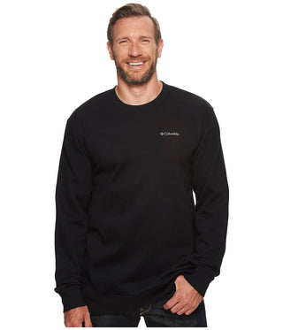 Moletom Columbia Hart Mountain II Crew Masculino Preto Tamanho 46