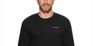 Moletom Columbia Hart Mountain II Crew Masculino Preto Tamanho 46