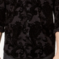 Camisa masculina estampada com estampa paisley grande e alta da INC International Concepts, preta, tamanho 4XLT