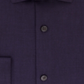 Camisa social Calvin Klein masculina Steel Extra Slim Fit, sem passar, com padrão espinha de peixe, roxa, tamanho 16x34-35