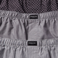 Pacote com 3 boxers Kenneth Cole femininos de algodão, pretos, tamanho G