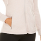 Blusa com capuz e manga comprida com zíper Ideology feminina, rosa, tamanho grande
