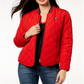 Jaqueta bomber acolchoada esportiva feminina Tommy Hilfiger vermelha tamanho pequeno
