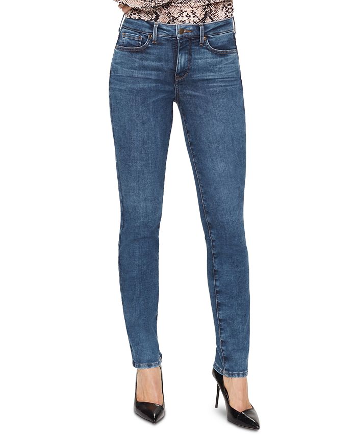 Calça Jeans Slim Fit Sheri Feminina NYDJ Azul Tamanho 0