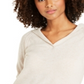 Suéter feminino de cashmere com capuz, tamanho extragrande, marrom, Charter Club