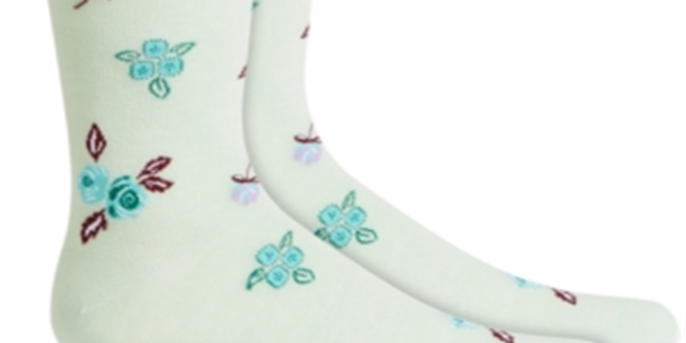 Meias femininas Bar III verdes tamanho 10-13