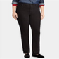 Calça Jeans Ralph Lauren Plus Premier Straight Feminina Preta Tamanho 14 W