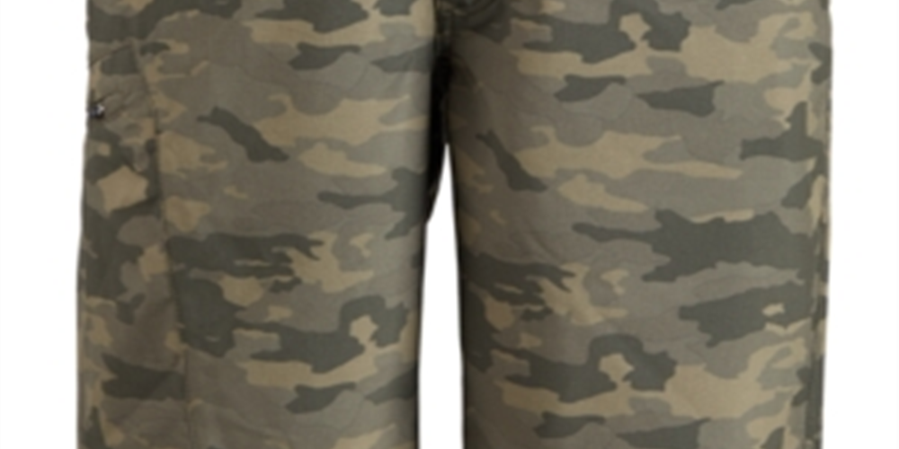 Shorts híbridos camuflados masculinos Hi-Tech, verde, tamanho 40