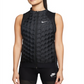 Colete de corrida Nike AeroLoft feminino, preto, tamanho X-S