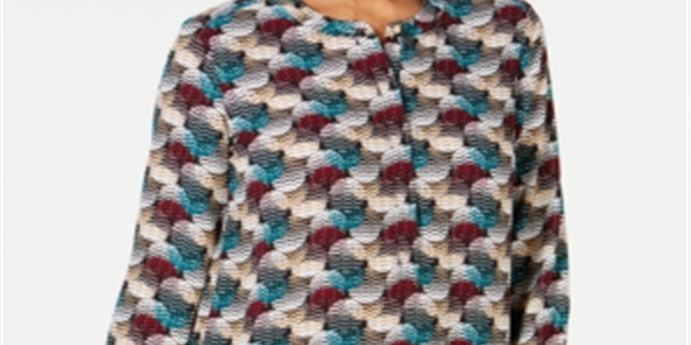 Blusa feminina estampada com pregas nas costas, textura de bolinhas, vermelha, tamanho P