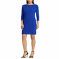 Vestido casual feminino Lauren Ralph Lauren, manga 3/4, com botões, tamanho 8