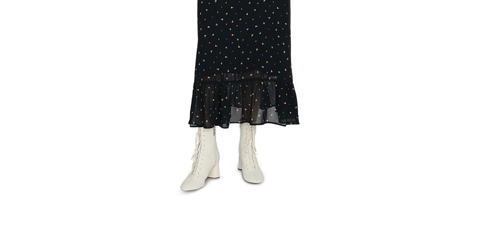 Vestido midi modesto Courtney da Sanctuary Feminino, preto, tamanho 2