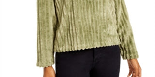 Camiseta Planet Gold Junior's Cozy com gola falsa canelada, verde, tamanho G