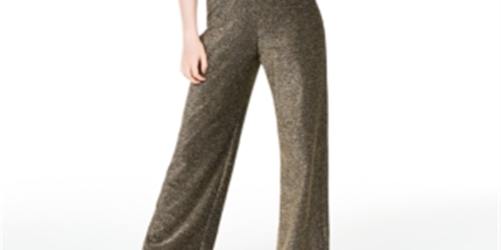 Macacão infantil City Studios One Shoulder dourado tamanho 3