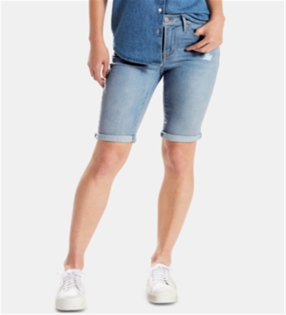Bermuda Levi's Feminina Azul Tamanho 31
