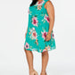 Vestido feminino Jessica Howard com decote em V e mangas curtas, estilo trapézio, acima do joelho, tamanho 16W
