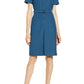 Vestido-camisa feminino Anne Klein azul tamanho 8