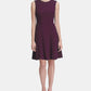 Vestido Tommy Hilfiger Scuba Fit &amp; Flare Feminino Roxo Tamanho 12P