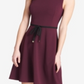 Vestido Tommy Hilfiger Scuba Fit &amp; Flare Feminino Roxo Tamanho 12P
