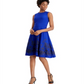Vestido Calvin Klein Feminino Bordado A Line Preto Tamanho 2