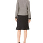 Le Suit Terno Feminino Separado para Carreira Jaqueta de Tweed Cinza Tamanho 16