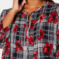 Blusa Tommy Hilfiger Plus Wear Feminina para Trabalho com Amarração no Pescoço Azul Tamanho 0X
