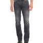 Calça jeans masculina Buffalo David Bitton Six-x Sandblasted preta tamanho 34x34