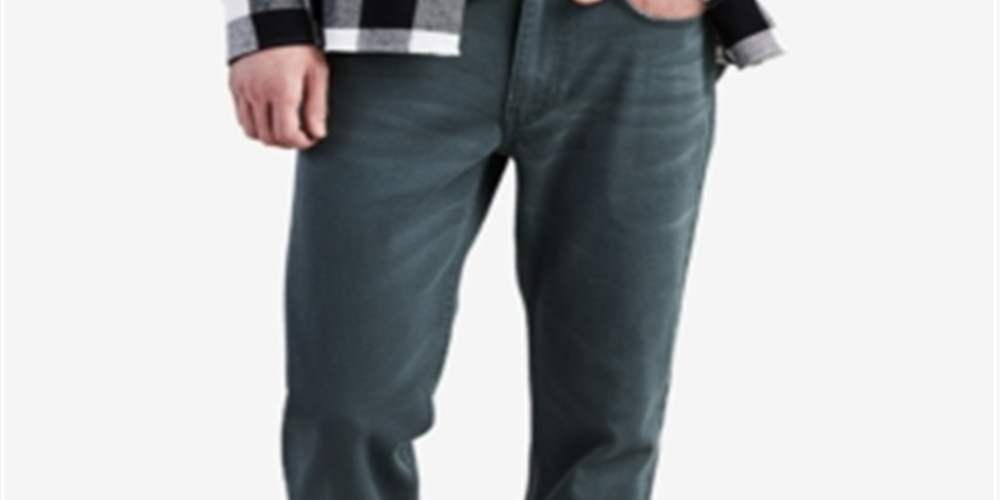 Calça Jeans Levi's Masculina 514 Straight Fit Authentic Azul Tamanho 38X32