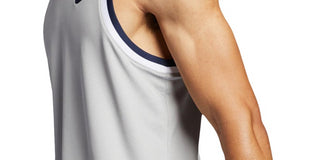 Camiseta regata Nike Dri Fit Logo Masculina Cinza Tamanho P