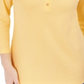 Camisa Henley Manga 3/4 Feminina Karen Scott Bege Tamanho X-G