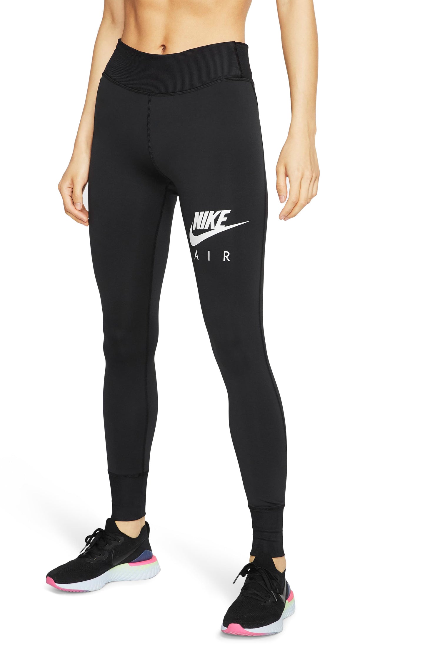 Calça Nike Air Graphic Fast 7/8 Feminina Preta Tamanho XS
