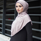 Cachecol hijab feminino Verona Jersey Veil, cinza-claro, tamanho único