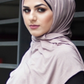 Cachecol hijab feminino Verona Jersey Veil, cinza-claro, tamanho único